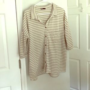 Button up BDG cotton overshirt